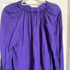 NWT Tibi Indigo Ruched Top Size XS $95